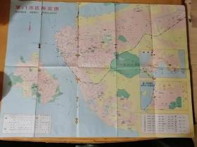 1984年3月《厦门市区游览图》福建省地图出版社 。