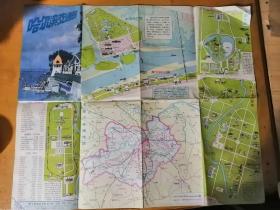 1986年11月《哈尔滨交通图》哈尔滨地图出版社 。