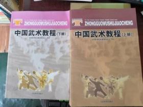 正版 中国武术教程上下册人民体育出版社