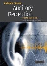 预订  Auditory Perception: An Analysis and Synthesis   英文原版 听觉感知、行为科学、心理学、神经生物学、建筑声学和听力科学
