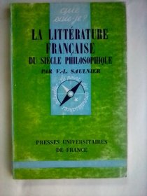 La littérature française du siècle philosophique    法文原版    仅存一册