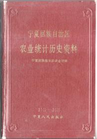 宁夏回族自治区农业统计历史资料（1949-1988）