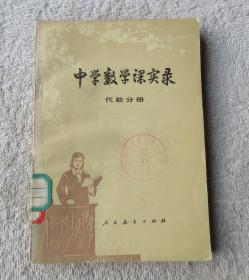 中學數學課實錄：代數分冊