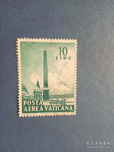 外國郵票   梵蒂岡郵票  建筑風光（信銷票)