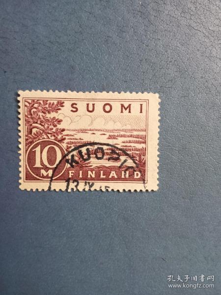 外國郵票 芬蘭郵票 1930年 風光（信銷票)
