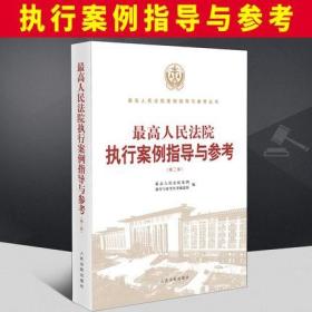 2021新书 最高人民法院执行案例指导与参考 第二版
