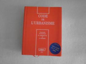 code,de,l'urbanisme【法文旧书，请行家自鉴之】