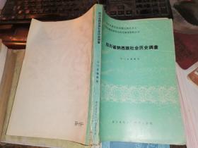四川省纳西族社会历史调查   (1987年1版1印，印量2800册)