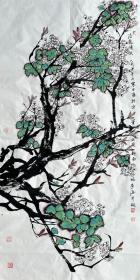 秦海 花鸟中堂（浩气清英） 手绘国画作品