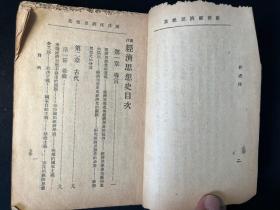 孔网首现！民国十八年原版《西洋经济思想史》邹敬芳先生著作