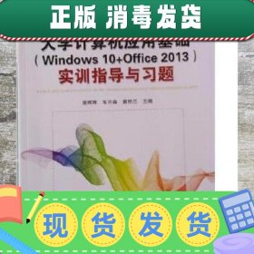 【正版~】大学计算机应用基础(Windows 10+Office 2013)实训指导