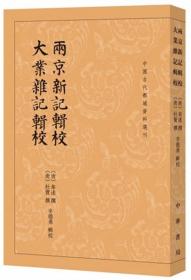 中国古代都城资料选刊：两京新记辑校 大业杂记辑校 9787101142051