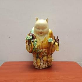招财猪*独特可爱的八十年代大型瓷塑