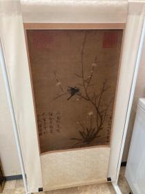 【二玄社复制书画专卖店】宋徽宗 赵佶 《蜡梅山禽图  》