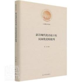 全新正版图书 新诗现代化语境下的民间程批判吴凌光明社9787519462291 新诗诗歌研究中国当代普通大众