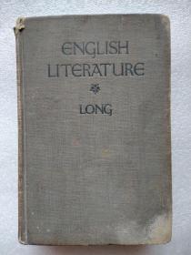 English Literature : Its History and its significance for the life of the English-Speaking World  英國文學  1909