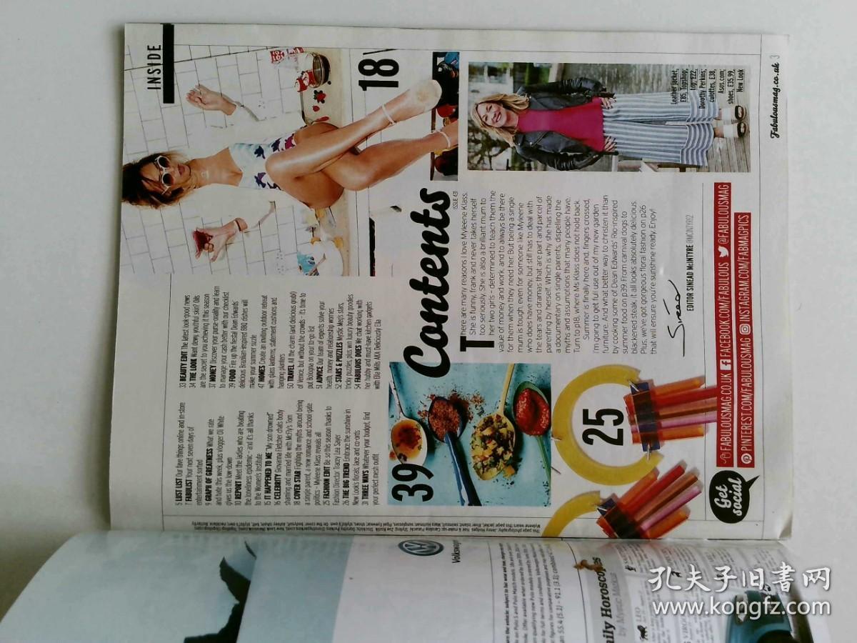 thesunonsundayfabulous英国太阳报杂志20160529外文原版过期报纸英语