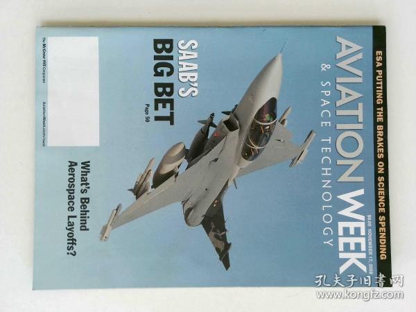 Aviation Week & Space Technology 2008/11/17  航空空间技术杂志