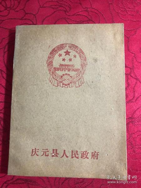 老紙頭：50年代 慶元縣人民政府〔沒用過〕