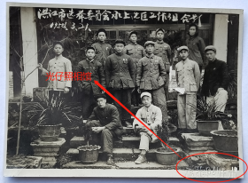 【老照片】湖南怀化——洪江市，1954年，水上选举工作组合影。“光仔照相馆”钢印，请自鉴！——备注：洪江市，原称“黔阳”，别称“黔城”。