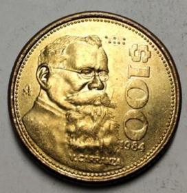 墨西哥币100-1984