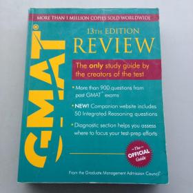 The Official Guide for GMAT Review, 13th EditionGMAT官方指南，第13版 英文原版