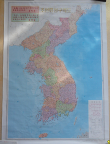 朝鲜地图 조선지도