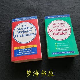 2册合售 英语工具书 英文原版The Merriam-Webster Dictionary (Merriam-Webster Dictionary)韦氏词典 + Merriam-Webster's Vocabulary Builder 词汇 工具书