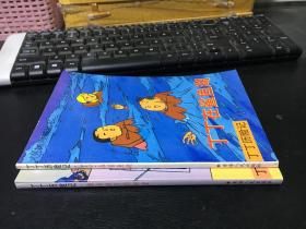 外国漫画丛书：丁丁历险记（独角兽号的秘密，丁丁在鲨鱼湖）2册合售