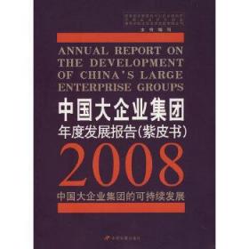 中国大企业集团年度发展报告:中国大企业集团的可持续发展(2008)(紫皮书)