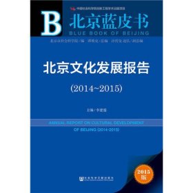 北京蓝皮书：北京文化发展报告（2014-2015）