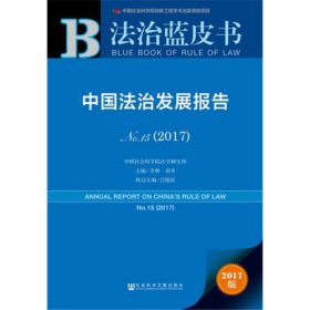 皮书系列·法治蓝皮书:中国法治发展报告No.15（2017）