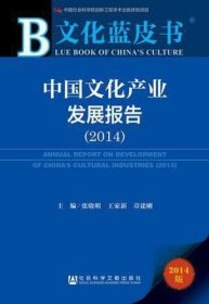 中国文化产业发展报告（2014）