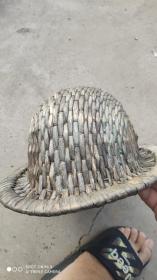 生活用品植物编织工艺；藤编草帽安全帽1个生活用品安全使用