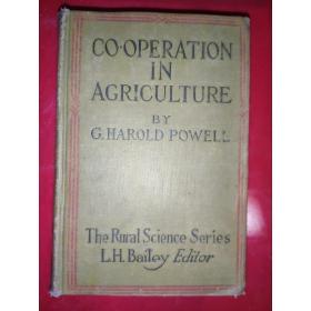 Co-Operation in Agriculture 农业合作【民国国立东南大学(1920-1927)馆藏书。孟芳图书馆藏书票一枚】