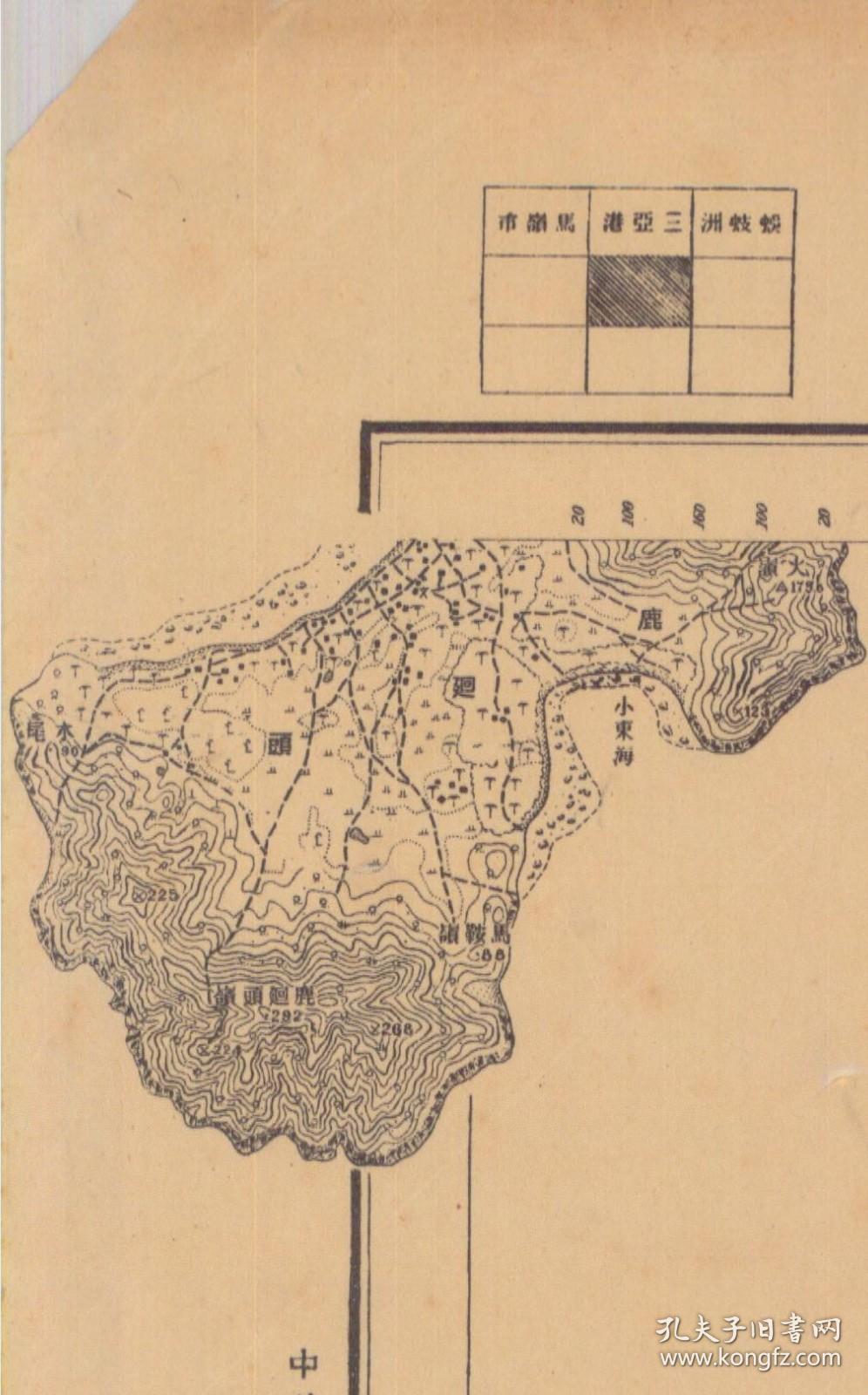 【现代喷绘工艺品】海南《榆林港》附近图