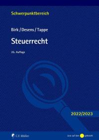 下单前联系店主确认 (德文德语) 税法 Steuerrecht，by Dieter Birk, Marc Desens, Henning Tappe 2022年第25版 (每年均可咨询店主此书的最新版，提供最新版)