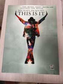 Michael Jackson's This Is It: The Music That Inspired the movie 乐谱 英文原版