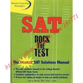 【全新正版】The New SAT Solutions Manual to the College ...