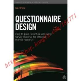 【全新正版】Questionnaire Design: How to Plan, Structure...