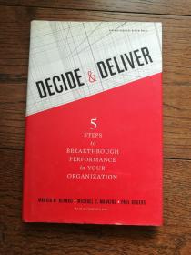 DECIDE & DELIVER（英文原版，决定并交付）