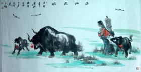 （保真字画销售）画家毛伟，1977年考入河南大学美术系。1987年调入海燕出版社，1996年具有副编审职称，1997年考取中央美术学院中国画系水墨人物画专业研究生班。2000年调入中国戏曲学院艺术传媒学院并定居北京，2002年具有美术副教授职称。现为中国美术家协会会员，中国民主建国会会员，中国戏曲学院艺术传媒学院教授。毛伟国画作品