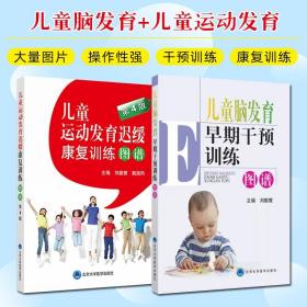 【原版闪电发货】2本套装 儿童脑发育早期干预训练图谱+儿童运动发育迟缓康复训练图谱 第4版  儿童运动发育语言训练儿童神经发育康复训练脑康复