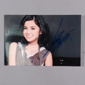 香港著名女歌手、演员 蔡卓妍 签名照 一张（尺寸10*15cm）HXTX240747