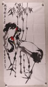 师从吴光宇、叶浅予等、著名画家 李广利 2020年作 国画作品 一幅（纸本软片，画心约8.3平尺）HXTX211520