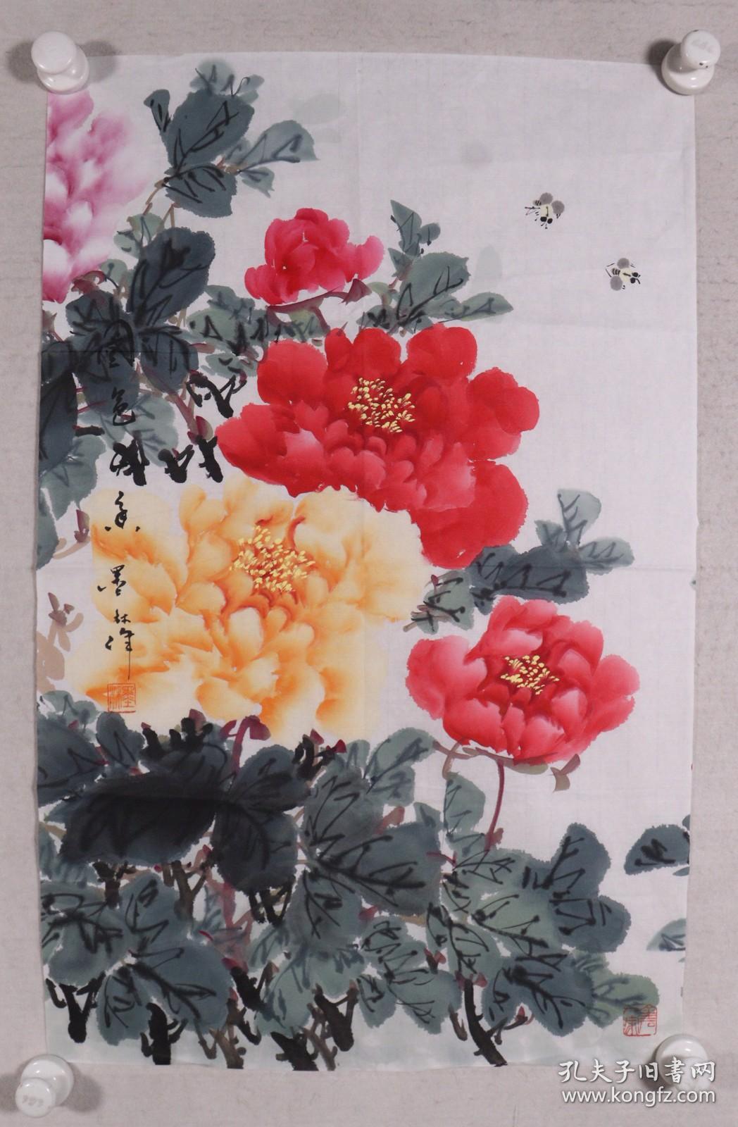 著名书画家,北京书画研究会理事 刘墨林 戊戌(2018)年作 国画作品