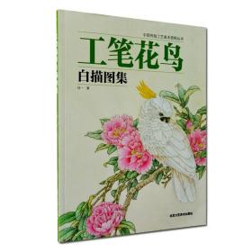 【原版闪电发货】工笔花鸟白描图集 中国传统工艺美术丛书 飞鸟勾线描花卉临摹图谱手绘自学零基础初学者技法入门到精通 北京工艺美术出版社