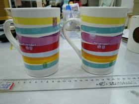 德运牛奶纪念水杯，彩虹杯，2022年牛奶纪念杯，少见，单个价