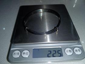 纯银银镯，自然老花包浆，蛤蜊光泽