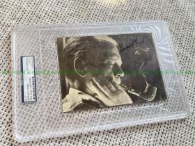美国总统 Gerald Rudolph Ford 杰拉尔德·鲁道夫·福特亲笔签名照片，附PSA/DNA保真证书